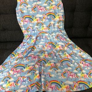 XOXO Lisa Frank Rainbow Unicorn Sleeveless Dress